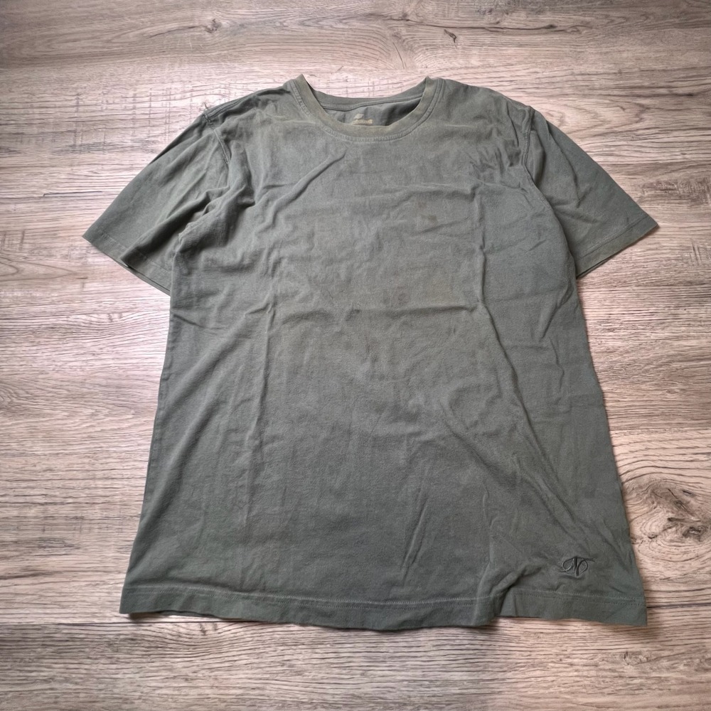 No Fear T-Shirt‎ Mens Large Green Short Sleeve Embroidered Logo Crewneck Tee